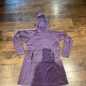 Melanzana microgrid womens XL dress